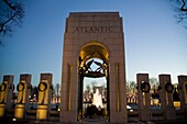 National World War Ii Memorial; Washington Dc, Usa