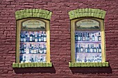 Fenster im historischen Bezirk; Ellensburg, Washington, Usa