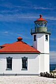 Alki Point Leuchtturm; Seattle, Washington, Usa