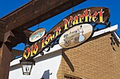 Market Sign At Old Town State Historic Park; San Diego, California, Usa