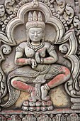 Isan, Thailand; Carving Of Buddha