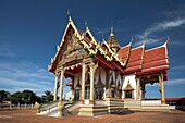 Außenansicht eines südostasiatischen Tempels; Khorat, Thailand