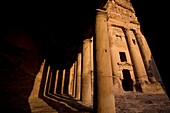 Ein königliches Grabmal in Petra; Petra, Jordanien