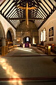 The Interior Of A Small Church
