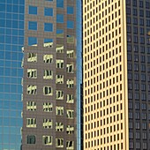 Skyscraper Reflections, City Centre, Winnipeg, Manitoba, Canada