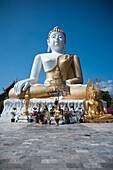 Tempelstatuen, Wat Phra That Doi Kham; Chiang Mai, Thailand