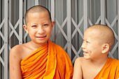 Two Young Boys Wearing Sarongs