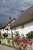 Landhäuser in Avebury, Grafschaft Wiltshire, England
