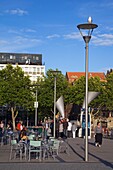 Außenrestaurant, Harbourside, Bristol, Wiltshire, England