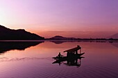 Person In A Boat On A Lake