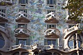 Architektur von Gaudi, Casa Batllo, Barcelona, Spanien