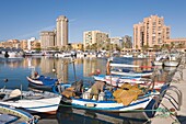 Fishing Boats, Fuengirola, Malaga, Costa Del Sol, Spain