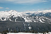 Skigebiet, Whistler, Britisch-Kolumbien, Kanada