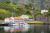 Flam Marina And Apartments, Flam Village, Sognefjorden, Western Fjords, Norway, Scandinavia