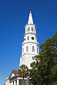 St. Michael's Episcopal Church, Charleston, South Carolina, Usa