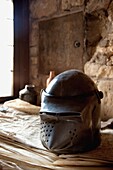 Knight's Helmet; Chillingham Castle, Northumberland, England