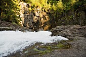Rauschendes Wasser, Elk Falls, Britisch-Kolumbien, Kanada