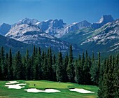 Golfing In The Rocky Mountains, Kananaskis, Alberta, Canada