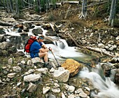 Wandern in den Rocky Mountains, Banff, Alberta, Kanada