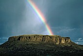 Rainbow Over Black Mesa, Oklahoma, Usa