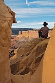 Exploring Sandstone Formations, Chama Basin, New Mexico, Usa