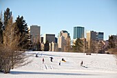 Winter Sports In City Park