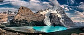 Berg Lake, Mount Robson Provincial Park; Mount Robson Provincial Park, British Columbia, Kanada