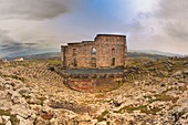 Ruinen der als Ronda La Vieja bekannten römischen Stadt; Malaga, Spanien