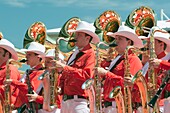 Marching Band At Calgary Stampede, Calgary, Alberta, Canada