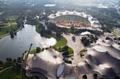 Aerial Of Olympic Village; Munich, Germany