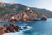 Ligurian Sea, Golfe De Porto; Golfe De Porto, Corsica, France
