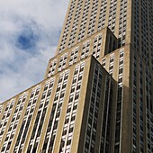 Außenansicht des Empire State Building, Manhattan, New York, USA