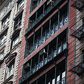 Building Exterior In Soho Area Of Manhattan, New York, Usa