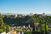 Der Alhambra-Palast und der Generalife-Garten; Granada, Spanien