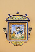 Azulejos Traditionelle Keramikfliesen, Sevilla, Spanien
