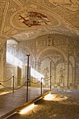 Mosaik in einem Schloss, Grein, Österreich