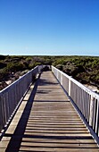 Hölzerner Boardwalk, Südaustralien