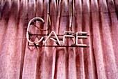 CafÃ¨ Sign And Curtains