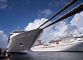 Cruise Ships In Nassau Harbor