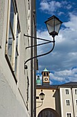 Lamp Post And Buildings In Salzburg