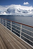 View Of Mountains From Deck Of Ship