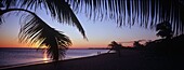 Idyllic Tropical Beach At Sunset