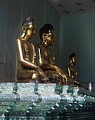 Goldene Buddha-Statuen