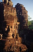 Giant Buddha Head At Bayon Temple