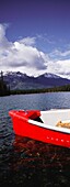 Canoe On Lake Beauvert