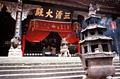 Zwei Könige Tempel Daoist