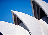 Detail des Daches des Opernhauses von Sydney, Sydney, Nahaufnahme