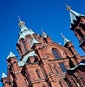 Uspenski-Kathedrale, Blick aus niedrigem Winkel