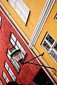Detail Of Street Lamp And Colorful Buildings, Copenhagen
