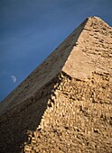 Moon Rising Behind Pyramid Of Chephren